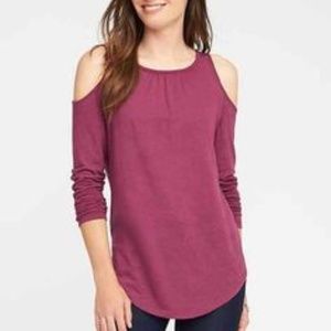 Relaxed Cold Shoulder Top